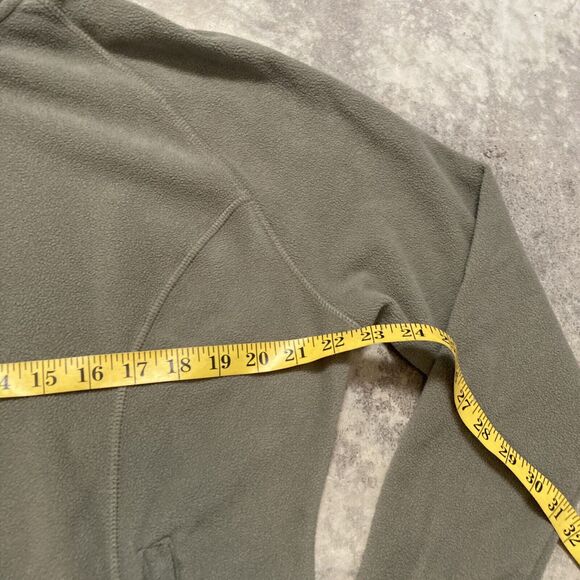 Horze Equestrian Fleece Jacket Womens Size 16 Full‎ Zip Pockets Brown Blue Trim - Picture 5 of 12